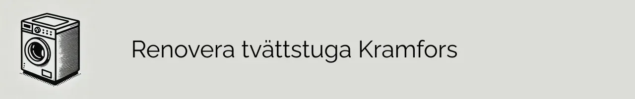 Renovera tvättstuga Kramfors